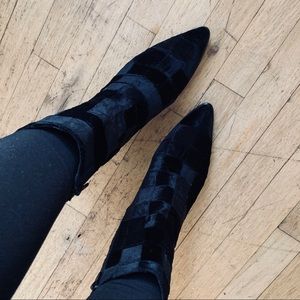 Velvet Ankle Boot